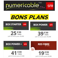 Derniers jours : Jusqu’à 16€ de remise par mois sur les offres Fibres Numericable-SFR !