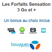 Bouygues Telecom : Le bonus TV illimitée est désormais disponible avec les forfaits Sensation 3Go et plus !