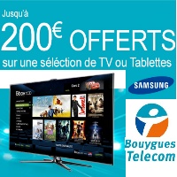 Bouygues Télécom et Samsung vous remboursent jusqu’à 200€ avec Ideo