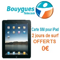 Profitez de votre iPad sur la plage avec Bouygues Telecom !