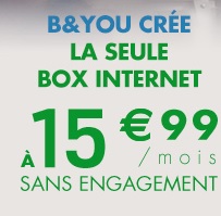 B&You se lance dans le fixe et l'ADSL à moins de 16€ par mois