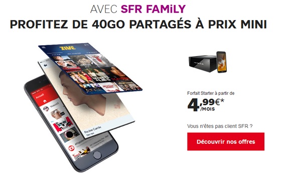 SFR FAMiLY : regroupez vos lignes box et mobile chez SFR et profitez de nombreux avantages...