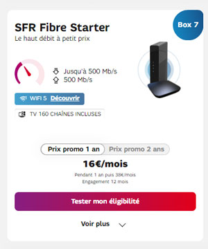 promo BOX Fibre Starter