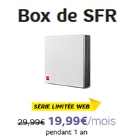 Bon plan Internet : La Box de SFR en promo pendant 12 mois à partir de 9.99€ !