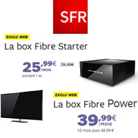 Bon plan Fibre Numericable-SFR : Jusqu’à 14€ de remise par mois sur la Box Starter et Box Power !