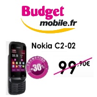 Bon plan : le Nokia C2-02 avec un forfait Budget Mobile