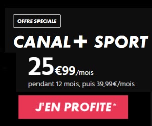 Promo Canal+ Sport à 25,99 ?/mois la première année