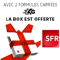 Pour Noël avec 2 forfaits 4G, votre box est offerte chez SFR !