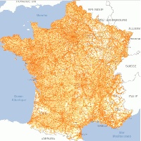 Les cartes de couverture Haut Débit disponibles sur Orange.fr