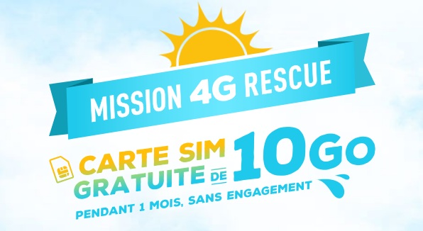 Nouvelle surprise Bouygues Telecom : Carte Sim 10Go offerte 1 mois pour tester le réseau 4G cet été