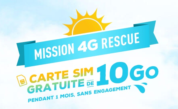 Carte Sim gratuite de 10Go pour tester le réseau 4G Bouygues Telecom valable jusqu'au 31 juillet