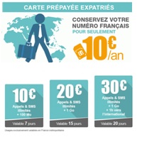 Simyo propose une carte prépayée valable 1 an pour les expatriés