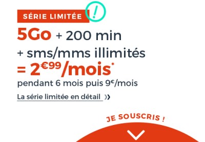 Forfait Cdiscount Mobile 5Go