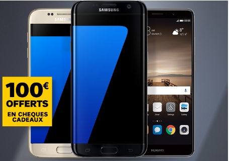 Bon plan SFR : jusqu'à 200 euros de chèques cadeaux offerts pour la location d'un Smartphone 