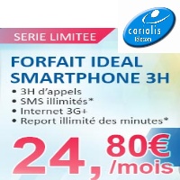Coriolis : Des baisses de tarifs et l’idéal Smartphone 3h au prix du 2h !