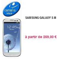 Coriolis propose à son tour le Samsung Galaxy S3