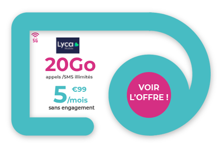 Lyca Mobile : 20 Go de data en 5G pour 5,99 ?/mois