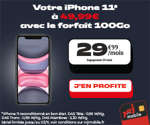 iphone 11 avec forfait 100Go nrj