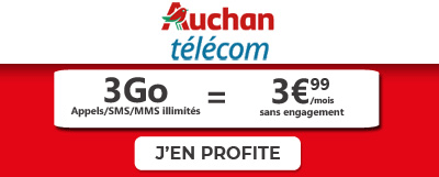 forfait 3go auchan