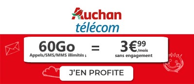 forfait en promo à moins de 5 euros