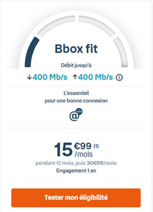 promo bbox Fit sans TV