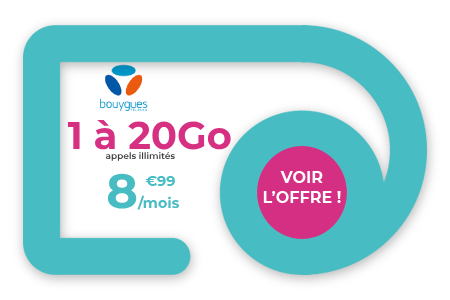 Forfait Bouygues Telecom de 1 à 20 Go