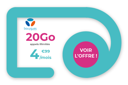 Forfait Bouygues Telecom 1 à 20 Go