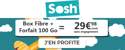 Forfait mobile avec box fibre Sosh