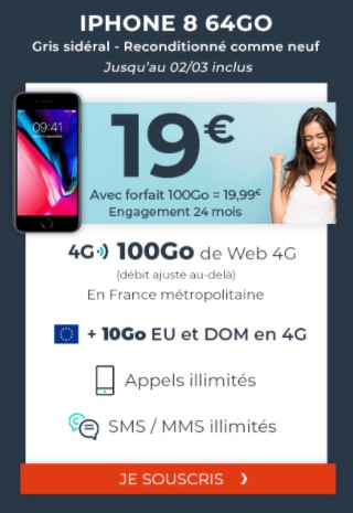 forfait cdiscount avec iphone