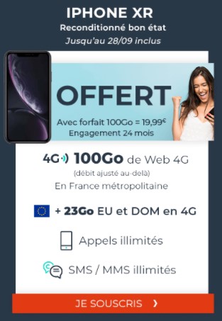 iphone xr reconditionné