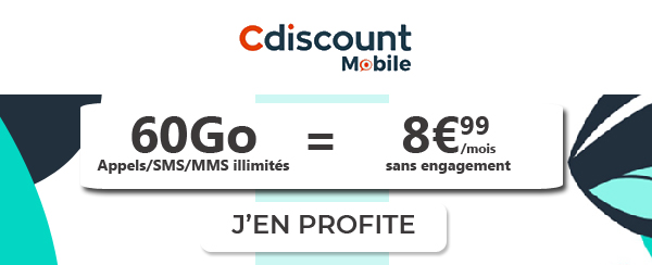 forfait mobile cdiscount