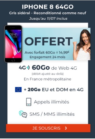 iphone offert chez cdiscount