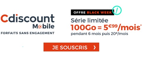 Forfait black week cdiscount mobile