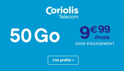 promo forfait coriolis 50Go