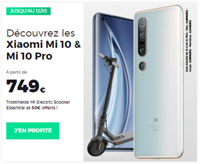 Promo Xiaomi mi 10