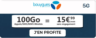 promo forfait bouygues telecom 100Go