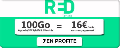 promo forfait RED 100Go