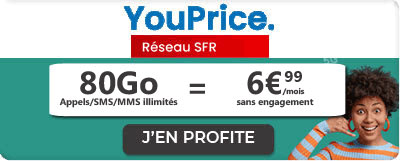 promo forfait Youprice 80Go