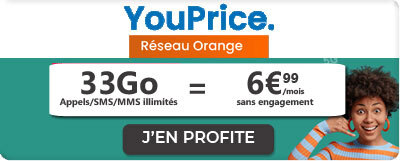 Forfait Back To Scool Youprice réseau Orange