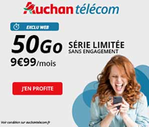 promo forfait auchan telecom