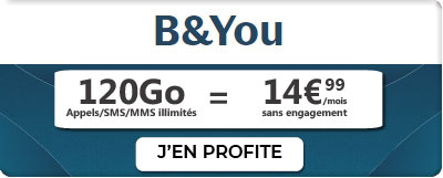 Forfait B&You Bouygues 120 Go