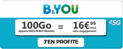 promo forfait bandyou 100Go