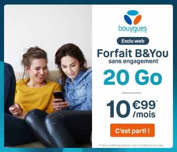 promo forfait bandyou 20Go
