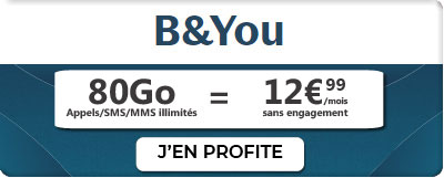 Forfait 80 Go à 12,99? Bouygues B&you
