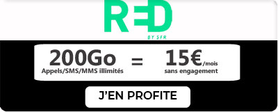 Forfait RED 200 Go à 15 euros