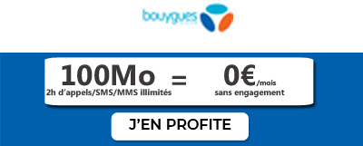 Forfait 100 mo Bouygues telecom
