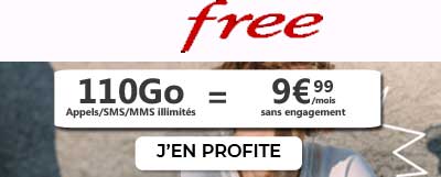 Forfait 110 Go Free Mobile
