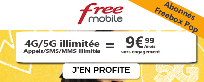 forfait 5G a 10 euros grace a la freebox pop