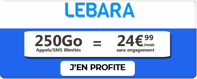 promo forfait lebara 250Go