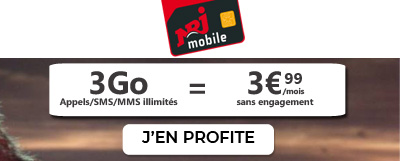 Forfait 3Go NRJ Mobile